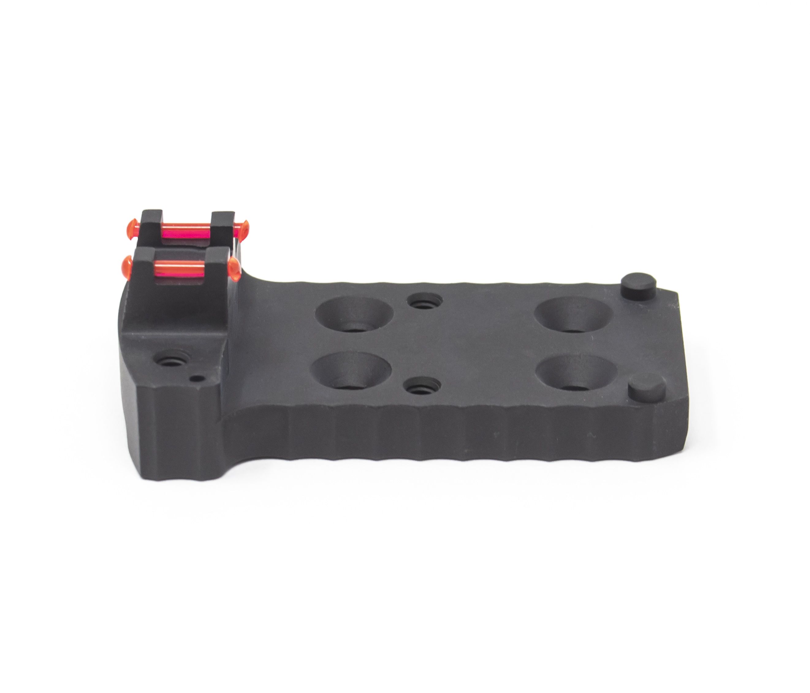 1911 RMR Base Plate (Trijicon Style) -Light-Weight Aluminum -Black, Fiber Optic — image 3