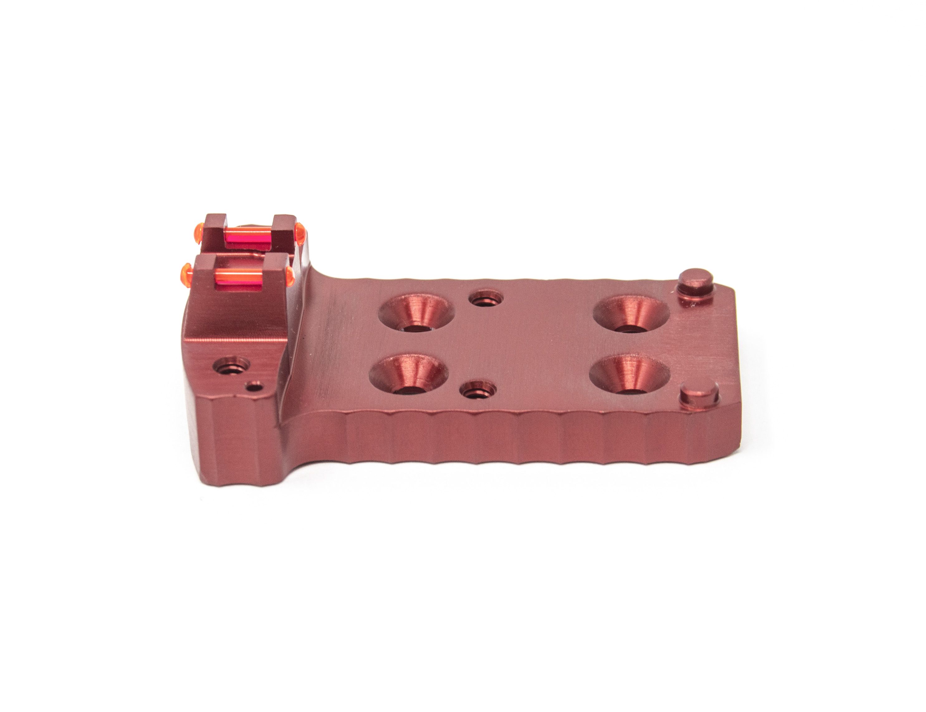 1911 RMR Base Plate (Trijicon Style) -Light-Weight Aluminum -Red, Fiber Optic — image 2