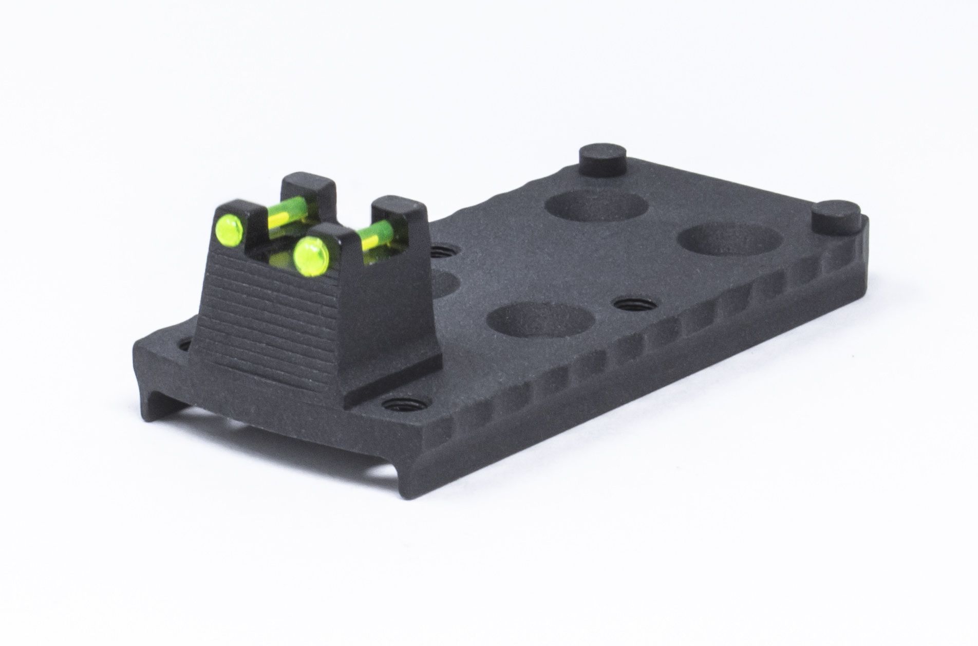 1911 RMR Trijicon Base Plate Green Fiber Optic - Lightweight Aluminum