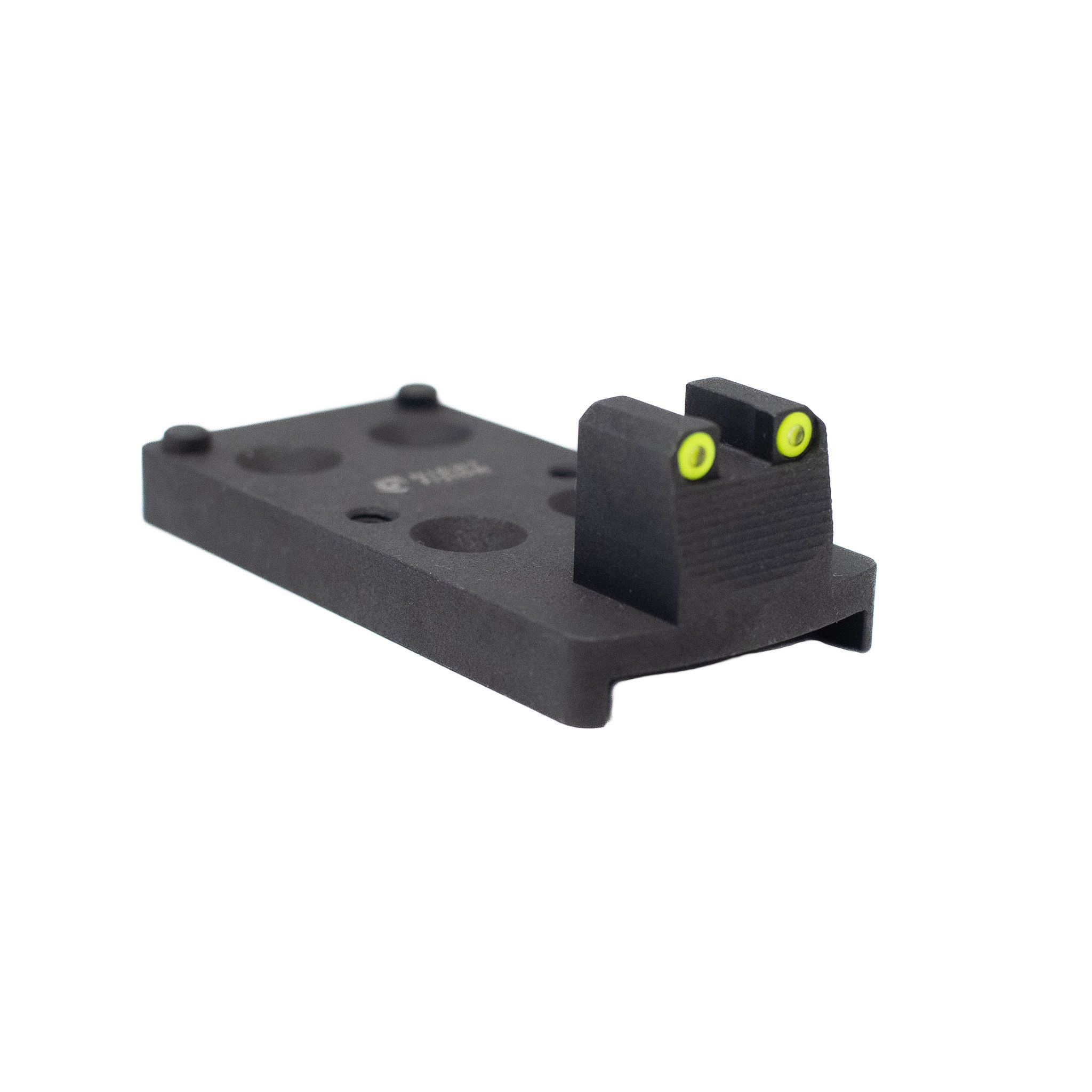 1911 RMR Trijicon Base Plate Tritium Green Outline - Steel — image 2