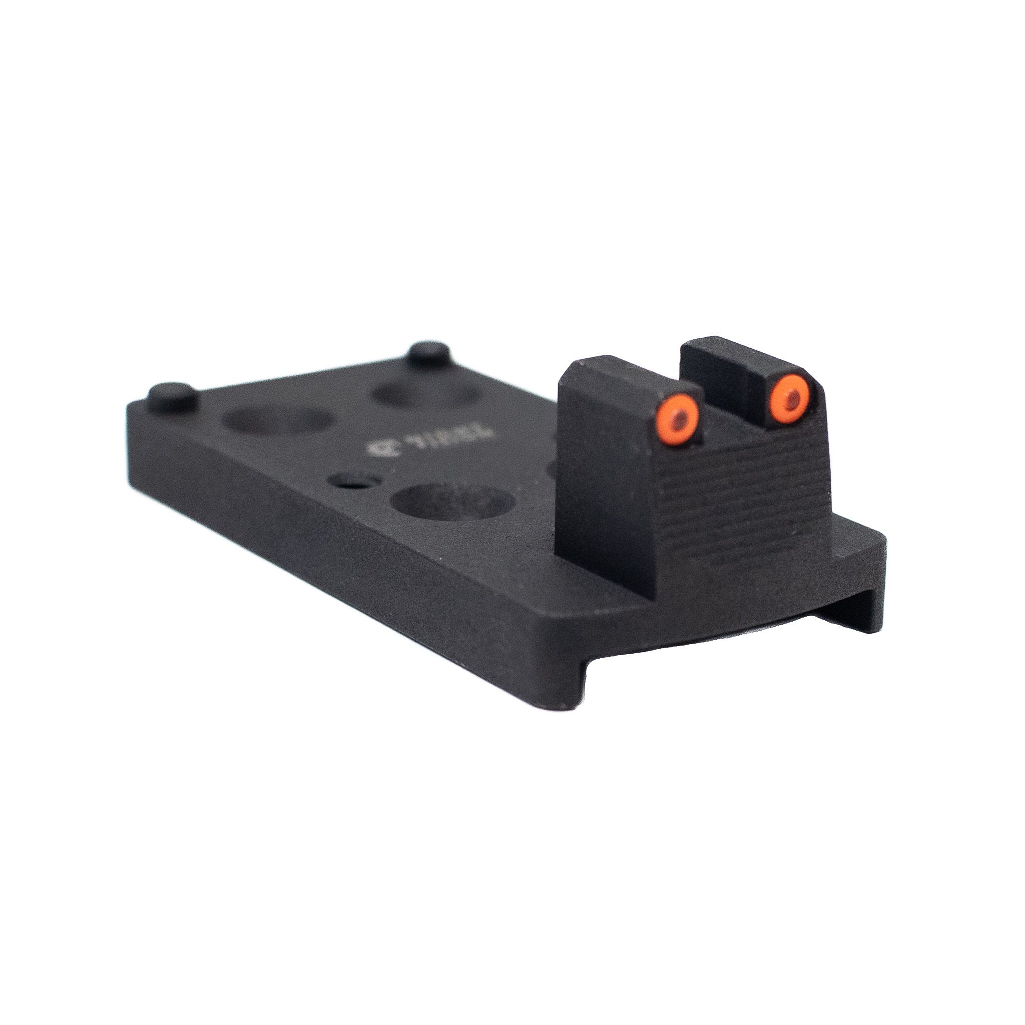 1911 RMR Trijicon Base Plate Tritium Orange Outline - Steel — image 2