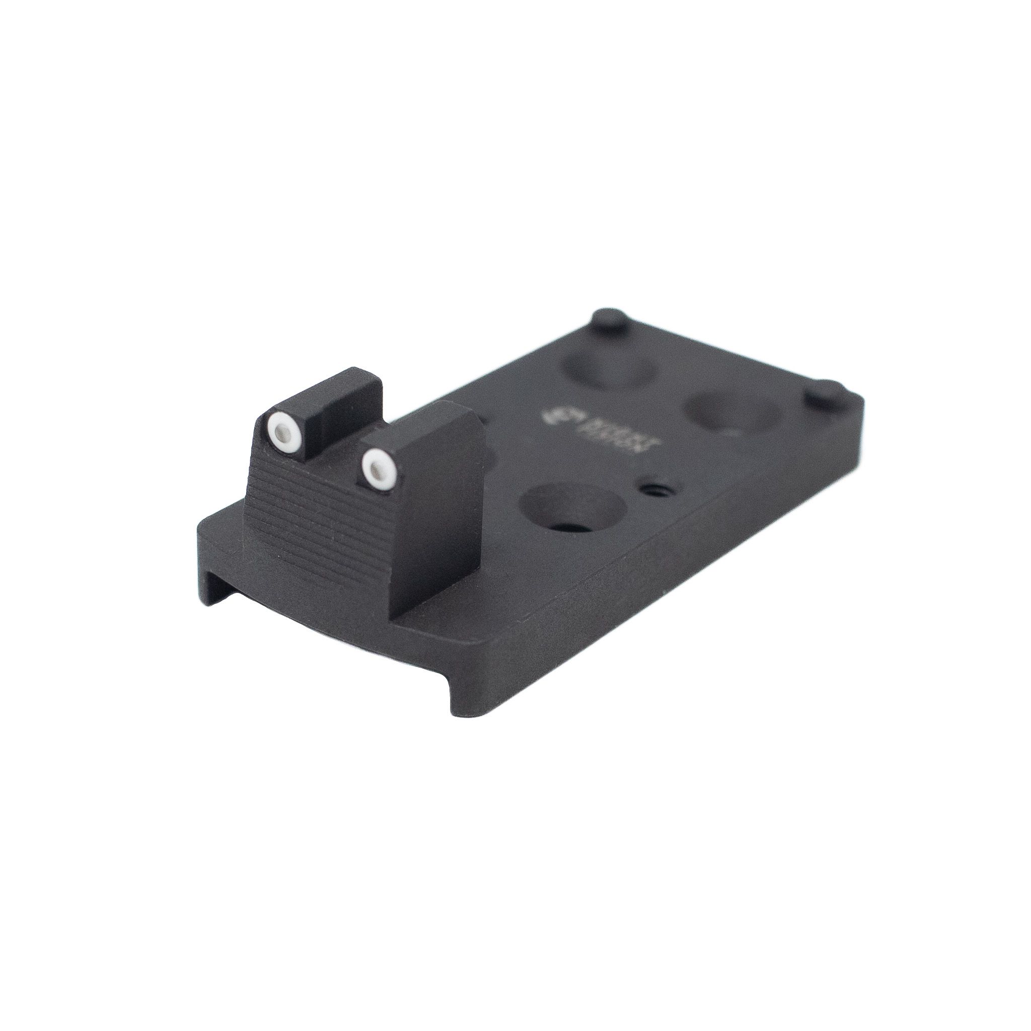 1911 RMR Trijicon Base Plate Tritium White Outline - Steel