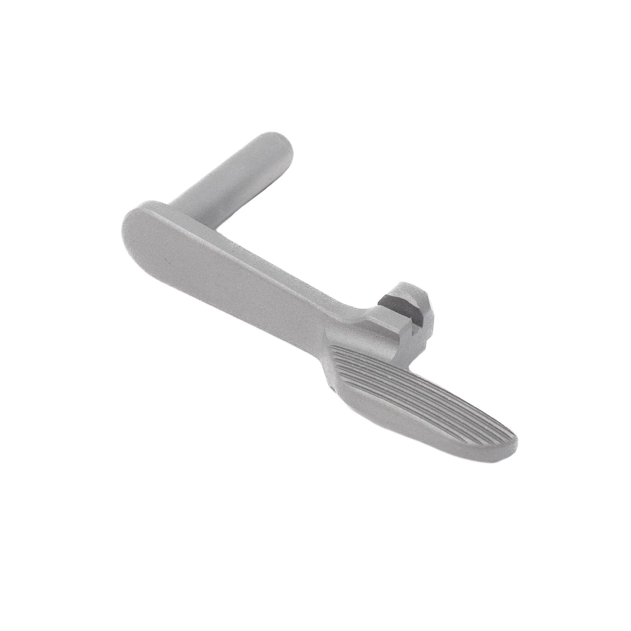 1911 Slide Stop - 45 ACP - Extended Stainless Serrated Wide Paddle