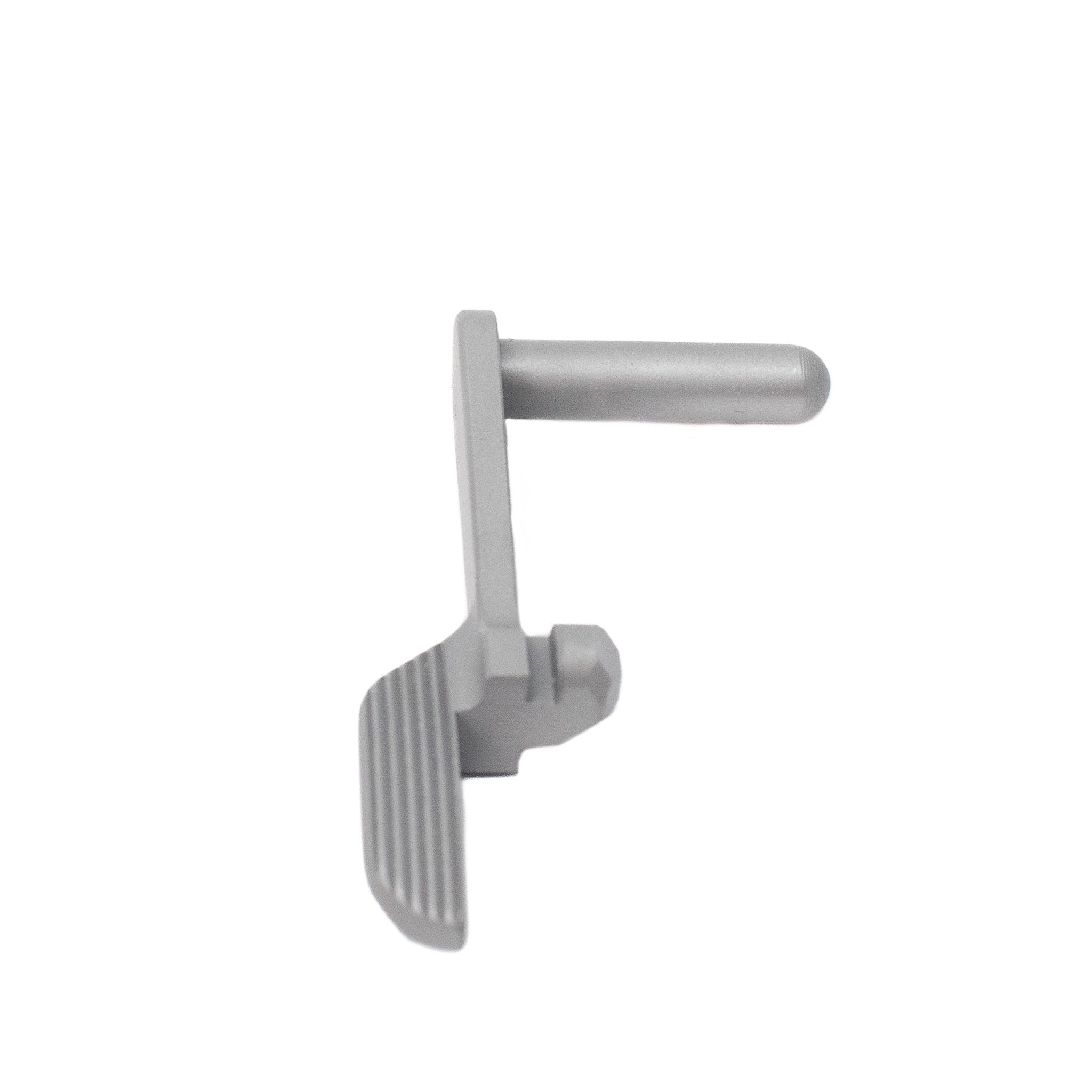 1911 Slide Stop - 45 ACP - Extended Stainless Serrated Wide Paddle — image 2