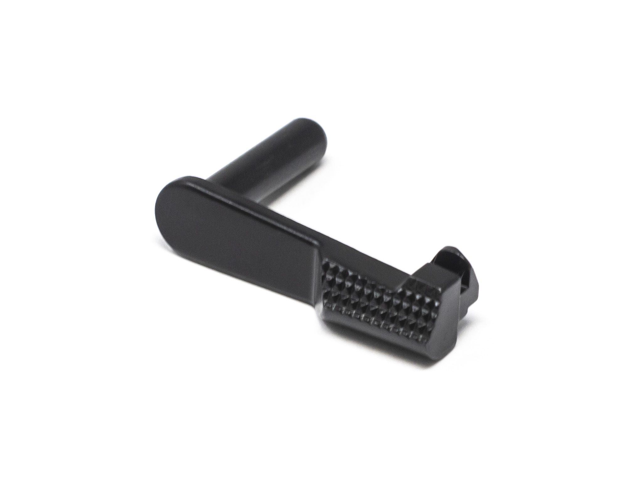 1911 Slide Stop - 9mm/10mm - Standard, Black Checkered