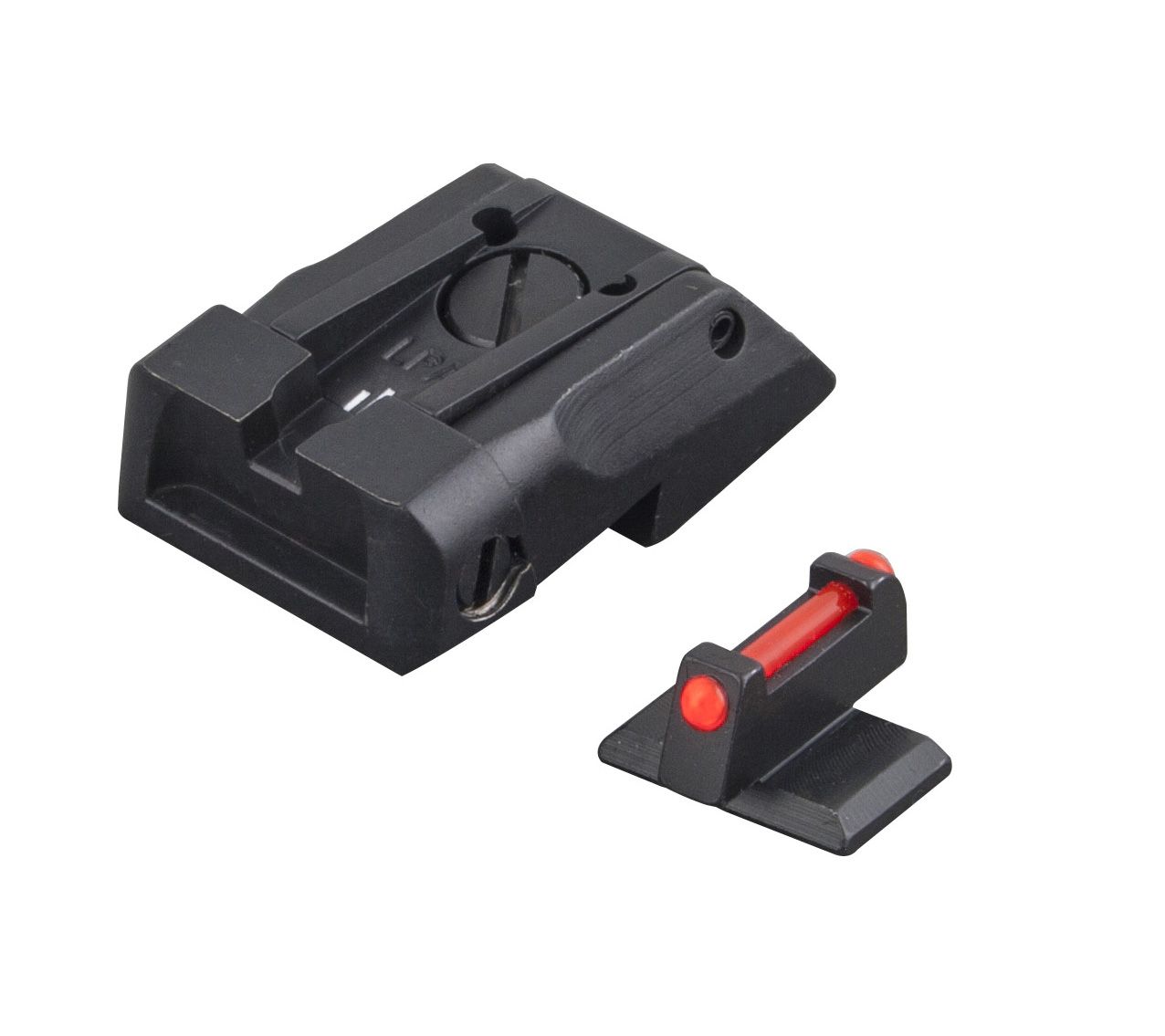 1911 Standard Dovetail - Black Target Adjustable Sight Set Flat Front Sight — image 2