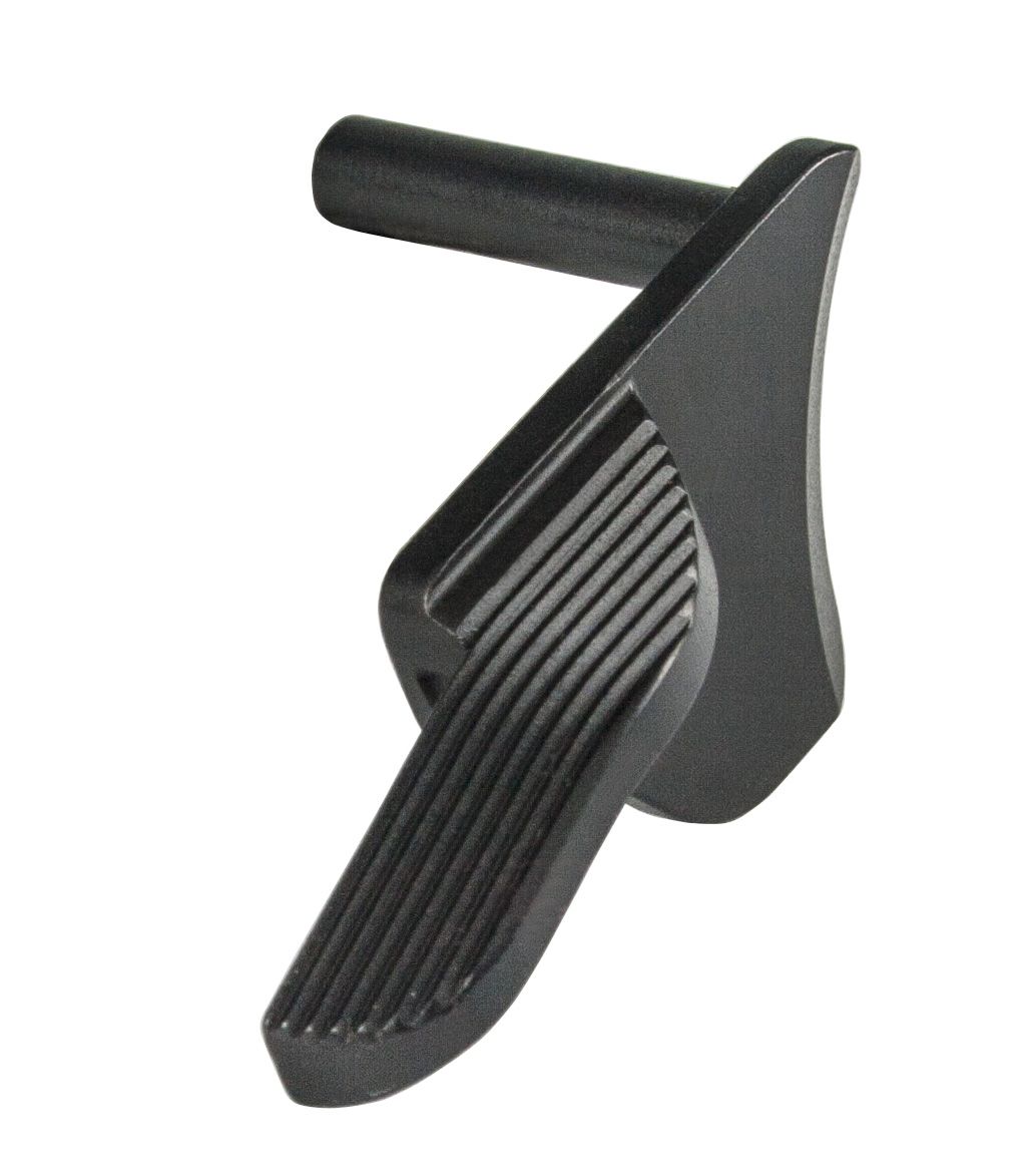 1911 Thumb Safety - Extended, Wide Paddle, Bar-Stock, Black