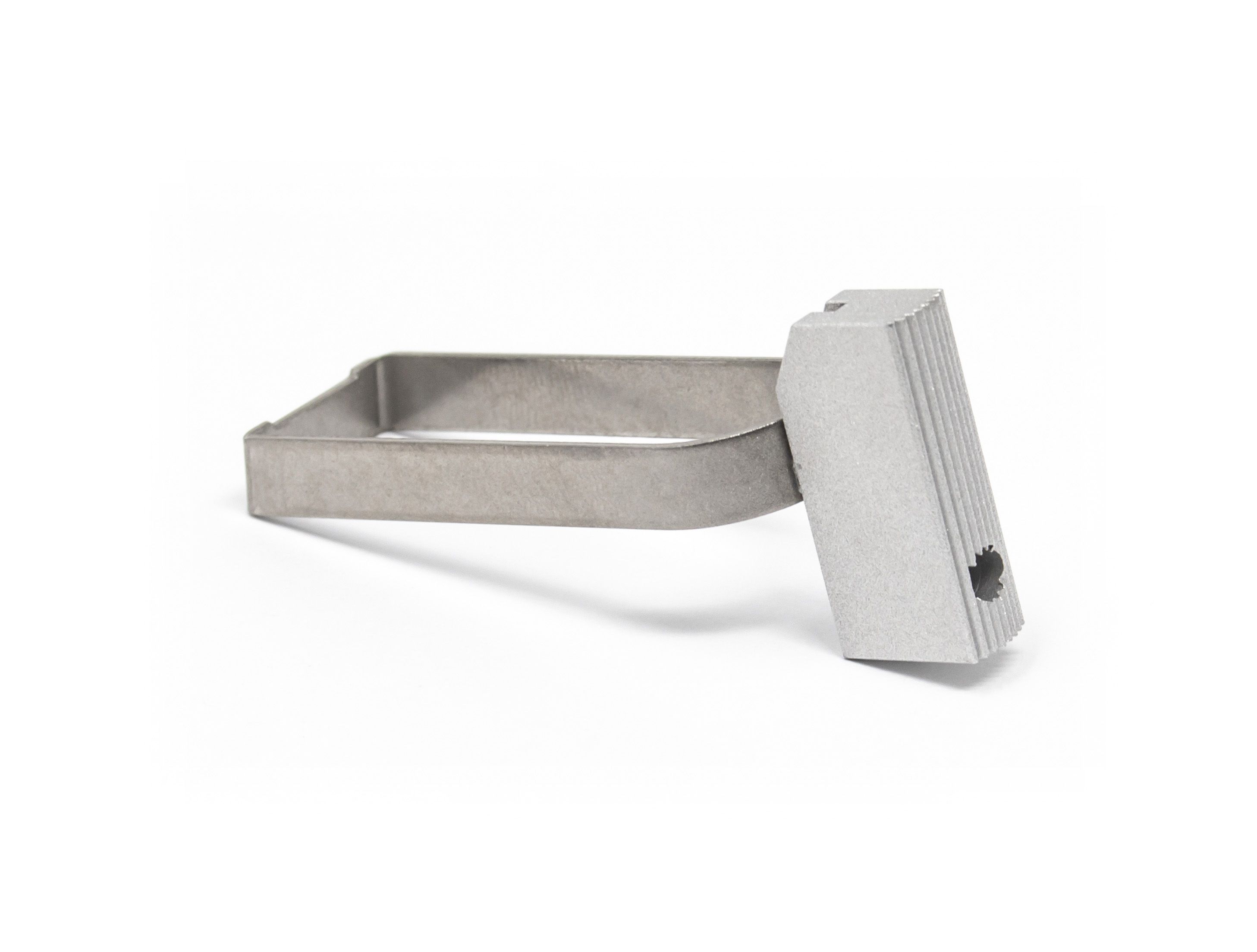 1911 Trigger - Solid Design w/ Flat Serrated Front