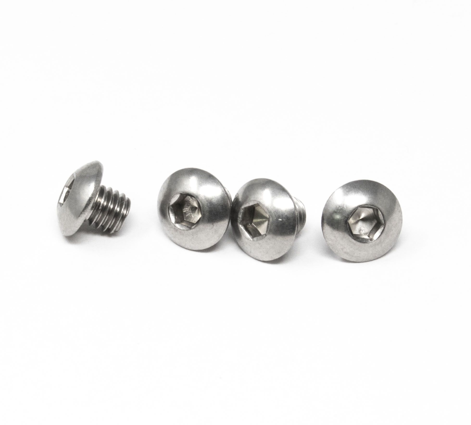 1911 Double Stack Grip Screws - Hex, Stainless (4)