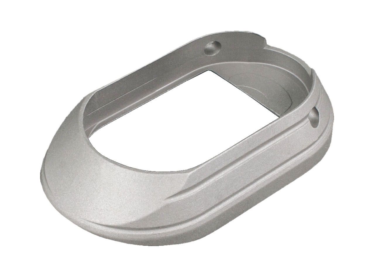 1911 Double Stack Mag-Well for 1911 Wide Body Pistols - Alloy - Silver
