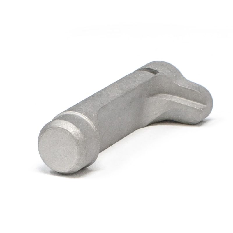 1911 Double Stack Magazine Catch - Extended, Stainless Beveled