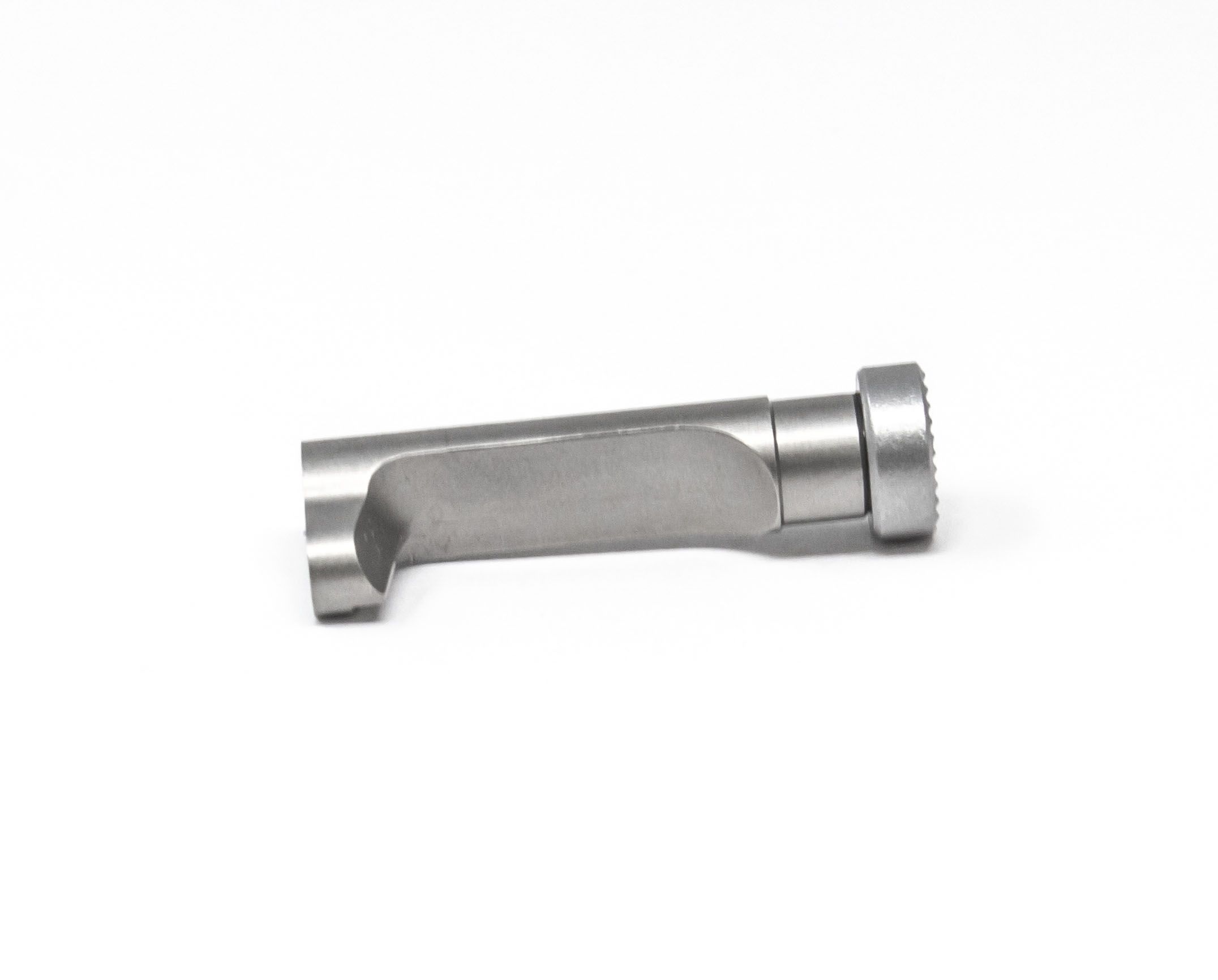 1911 Double Stack Magazine Catch - Extended, Stainless, Over-Sized Button — image 3