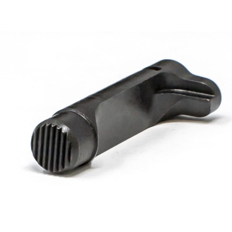 1911 Double Stack Magazine Catch - Standard, Black Serrated