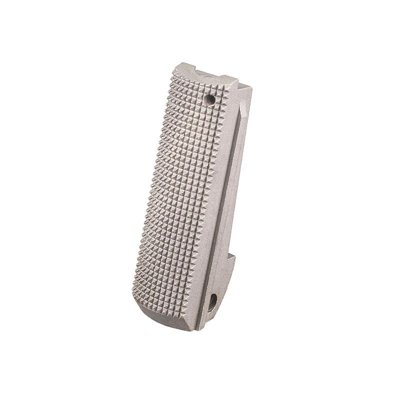 1911 Double Stack Mainspring Housing - Flat, Checkered, Stainless