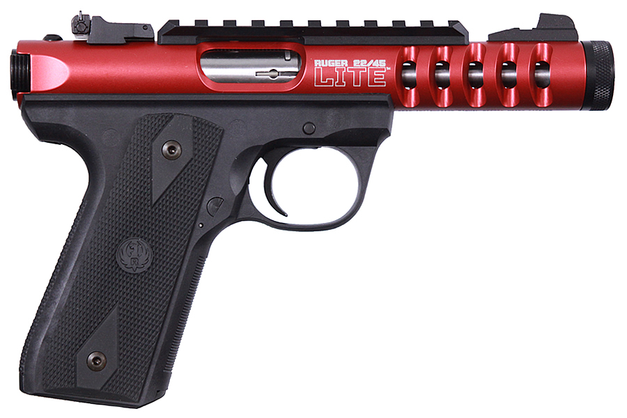 22/45 Lite 22LR Rimfire Pistol with Red Anodize Finish