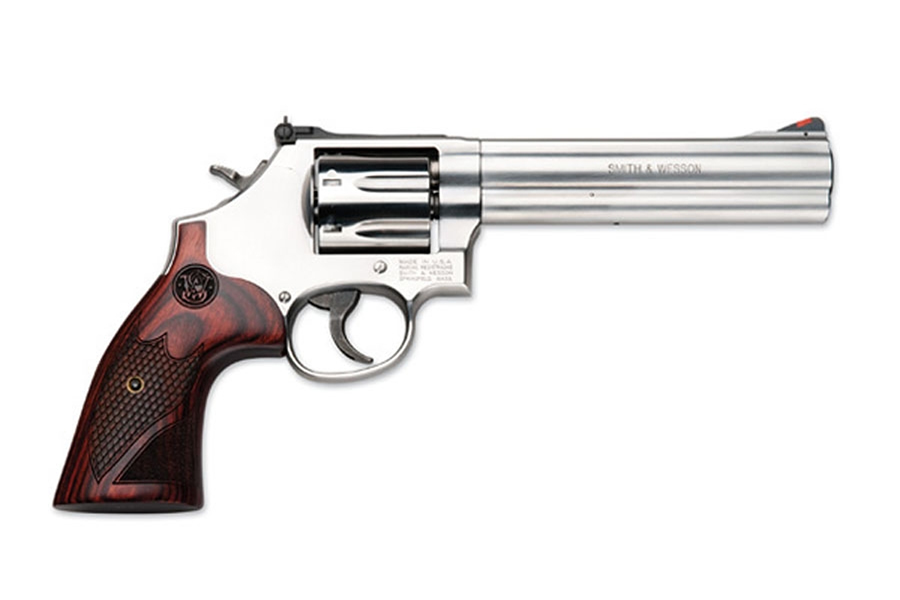 686 Deluxe Talo Exclusive 357 Magnum Revolver with Textured Wood Grips