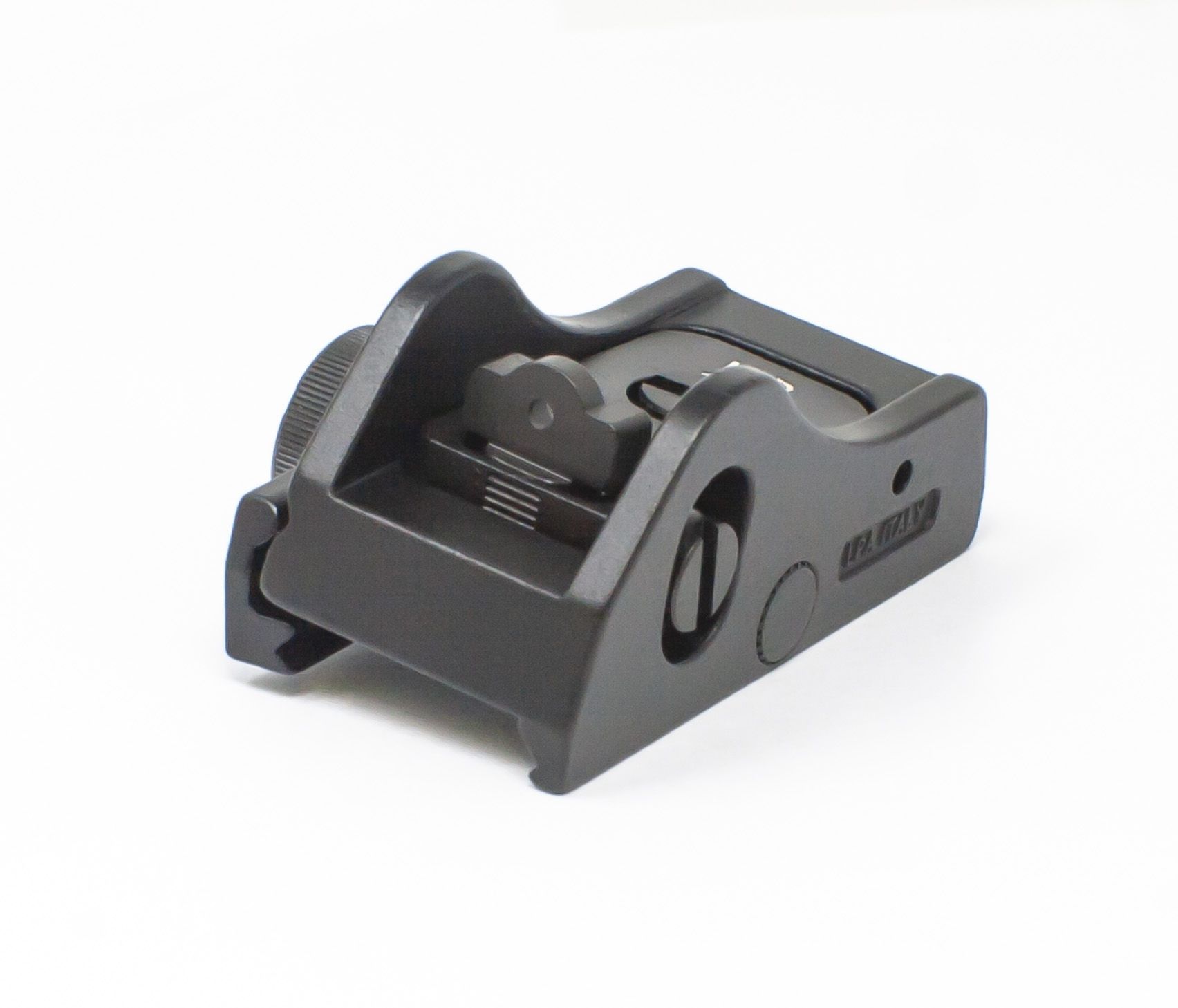 Adjustable Rear Shotgun Sight for Weaver &/or Picatinny Rail - 2mm Hole Ghost Ring