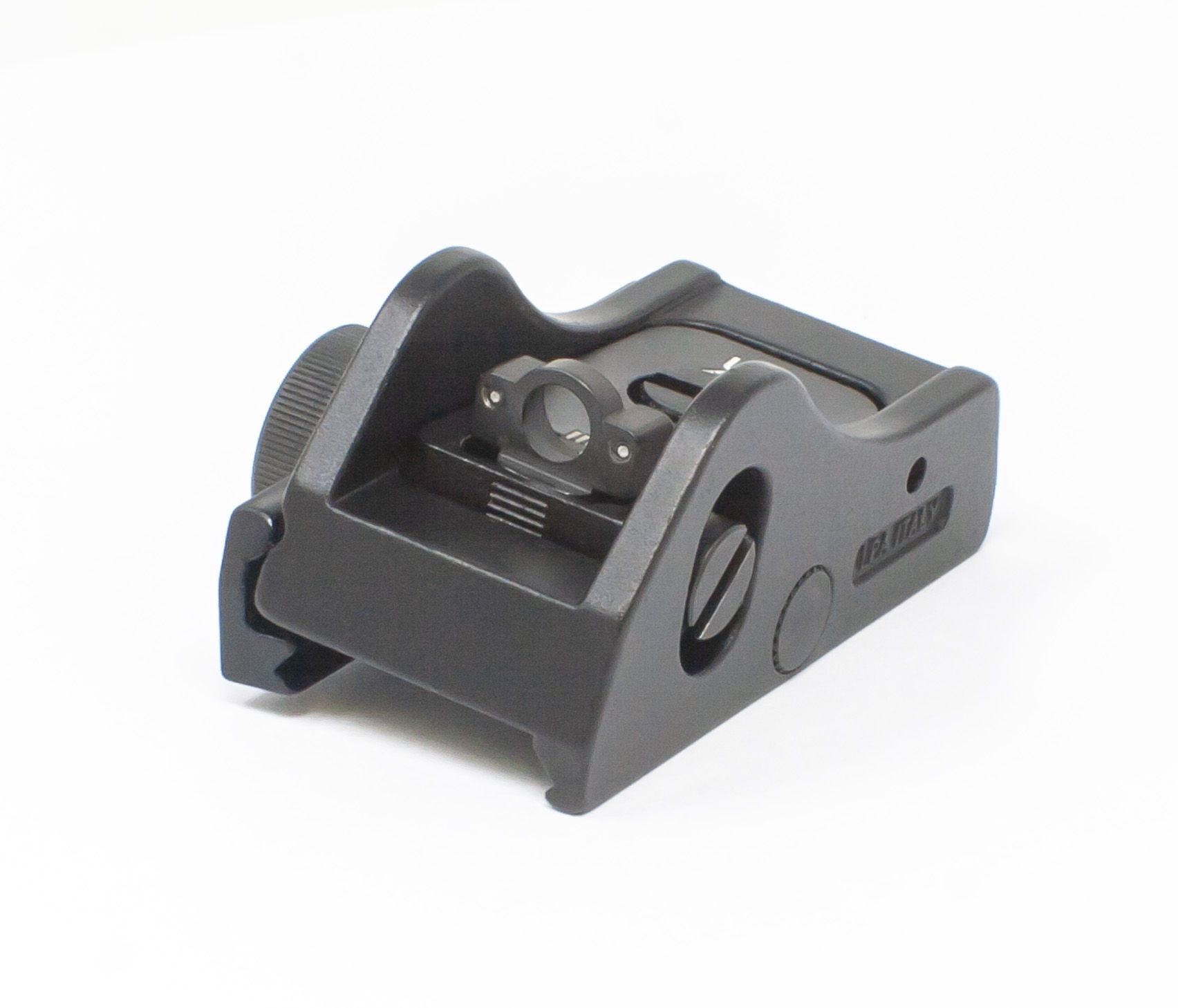 Adjustable Rear Shotgun Sight Picatinny Rail - Tritium Ghost Ring