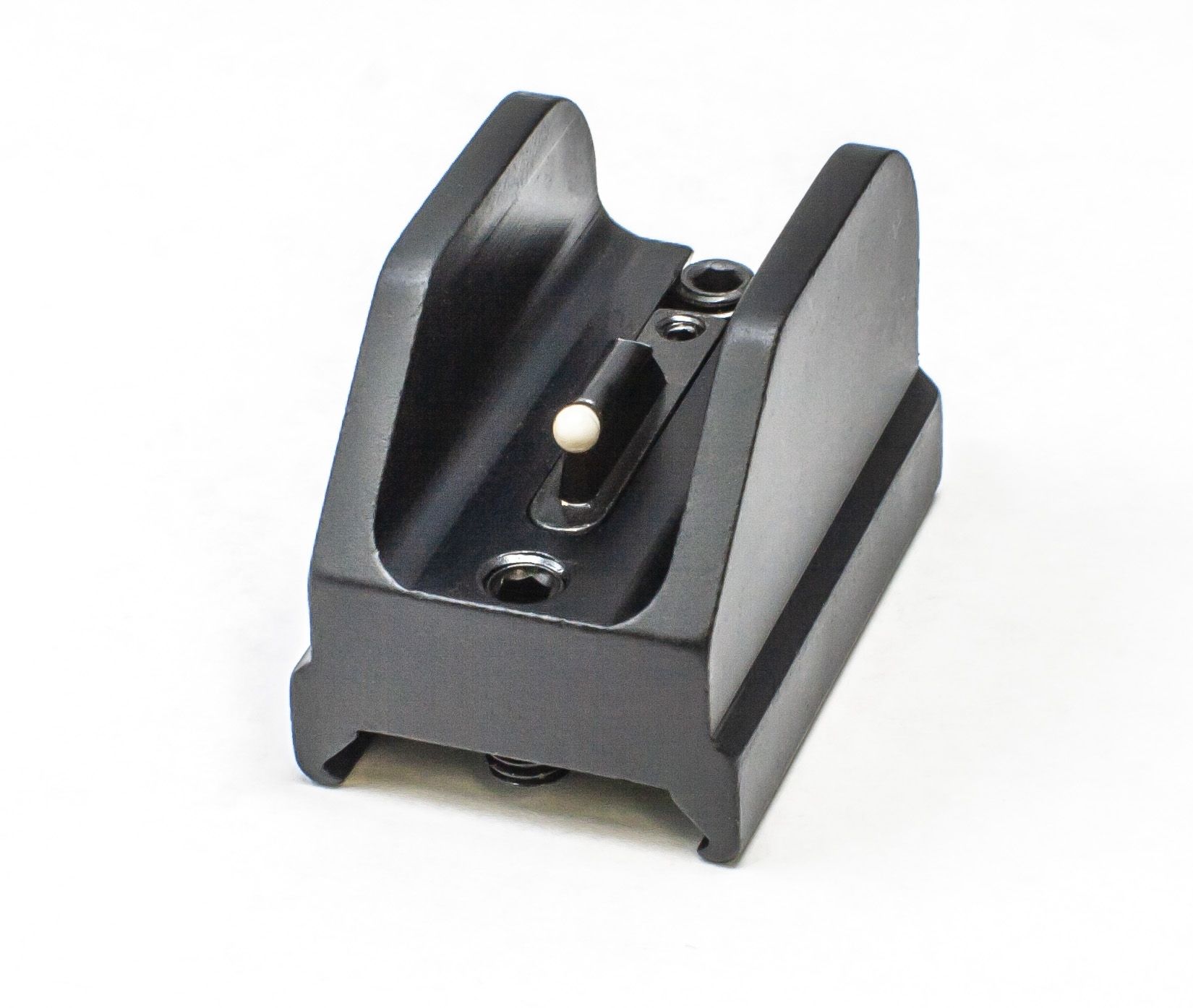 Adjustable Tactical Front Shotgun Sight - Vertical Screw Retention - White Dot