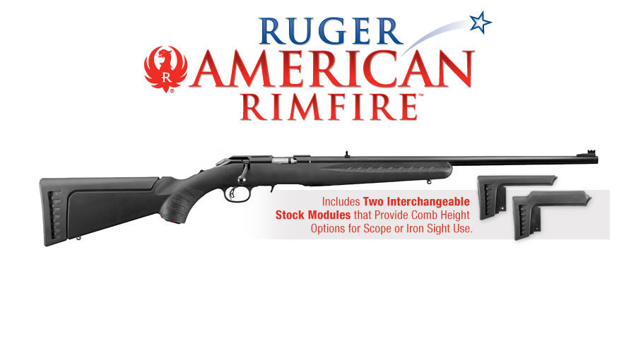 American Rimfire Rifle 22 LR Standard with Red Fiber Optic