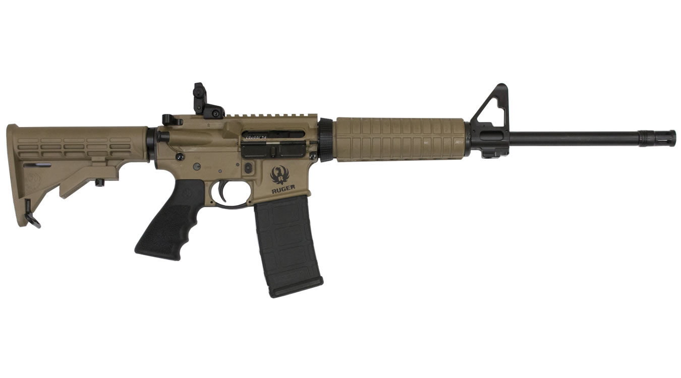 AR-556 5.56 NATO M4 Flat-Top Autoloading Rifle w/ Barrett Brown Cerakote Finish