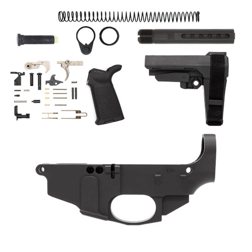 AR-9 80% Lower Assembly – Fire/Safe Marked