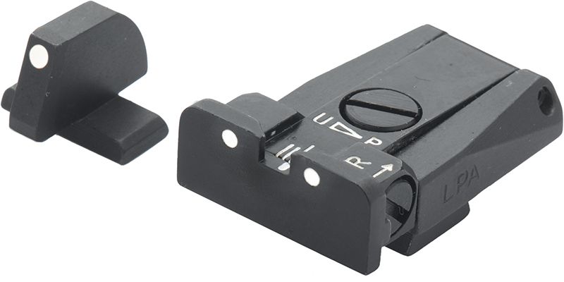 Beretta 8000 Cougar, 92A1, 98A1, M9A3, 90TWO - White Dot Adjustable Sight Set
