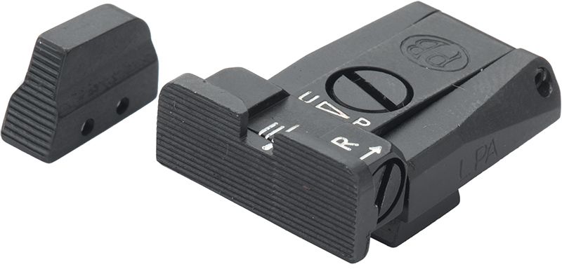 Beretta 92, 96, 98, M9 - Black Target Adjustable Sight Set