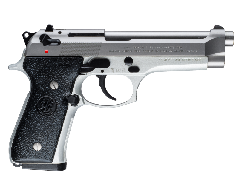 Beretta 92FS Inox Stainless 9mm 4.9″ Barrel 15-Rounds 2-Magazines