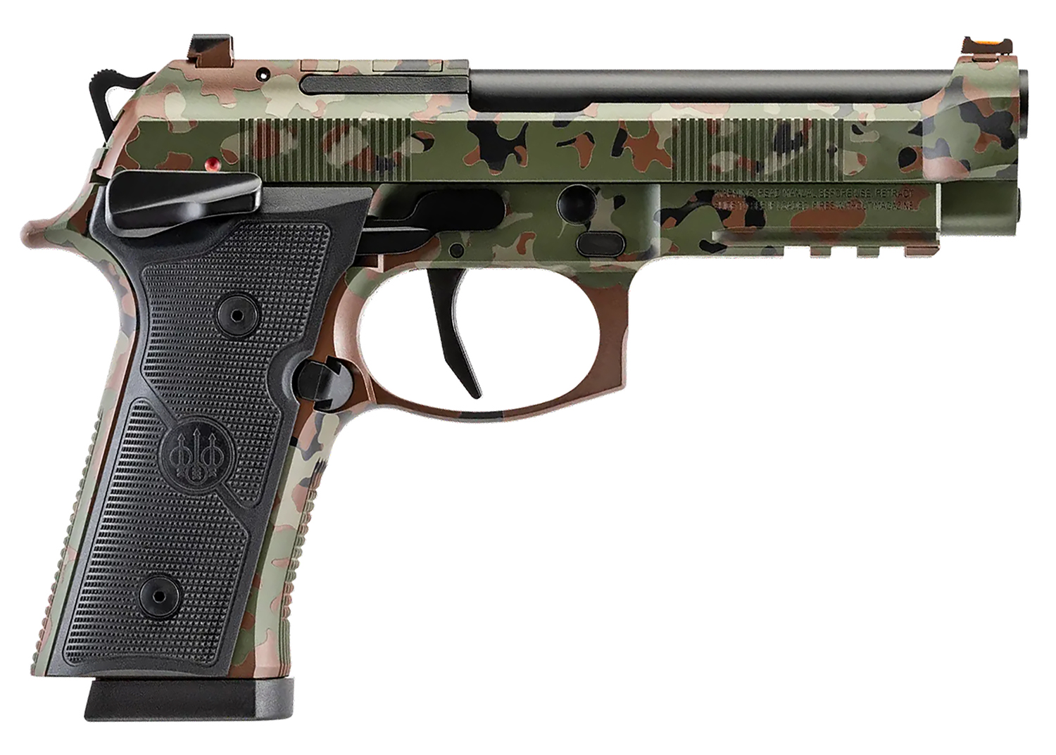 Beretta 92XI Sao FS 9MM 4 7IN Vegetato Camo 10RD