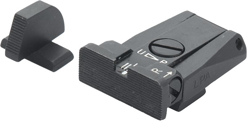 Beretta Brigadier and Stock - Black Target Adjustable Sight Set