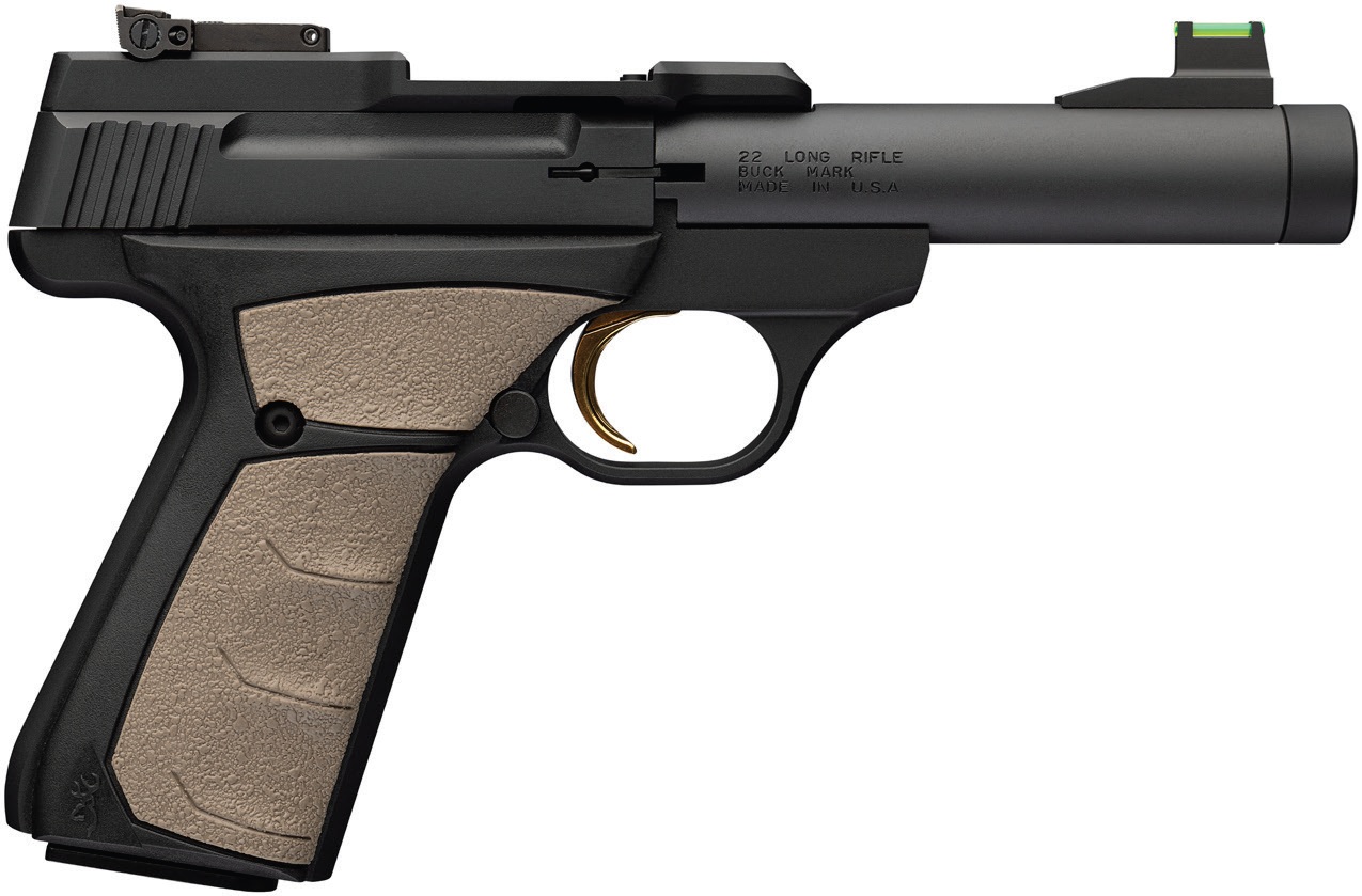 Browning Buck Mark Micro Bull Barrel Handgun 22 LR 10RD MAGAZINES2 4 Barrel Ufx Grips