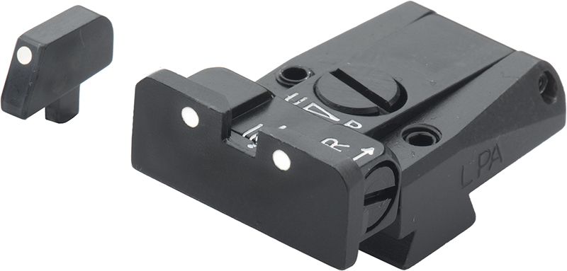 Browning High Power Vigilante - White Dot Adjustable Sight Set