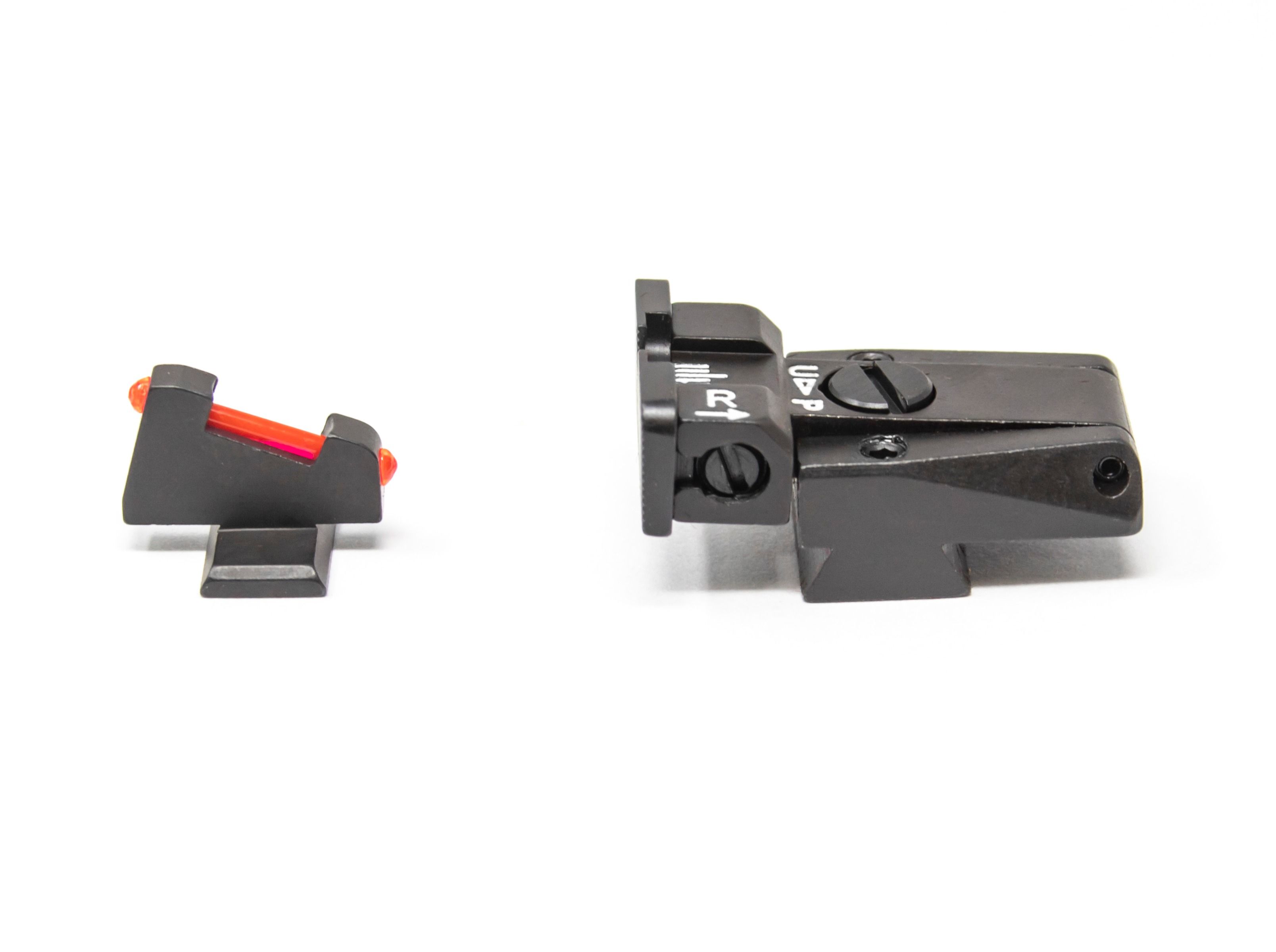 Browning High Power with Front Dovetail - Black Target with Fiber Adj Sight Set — image 2