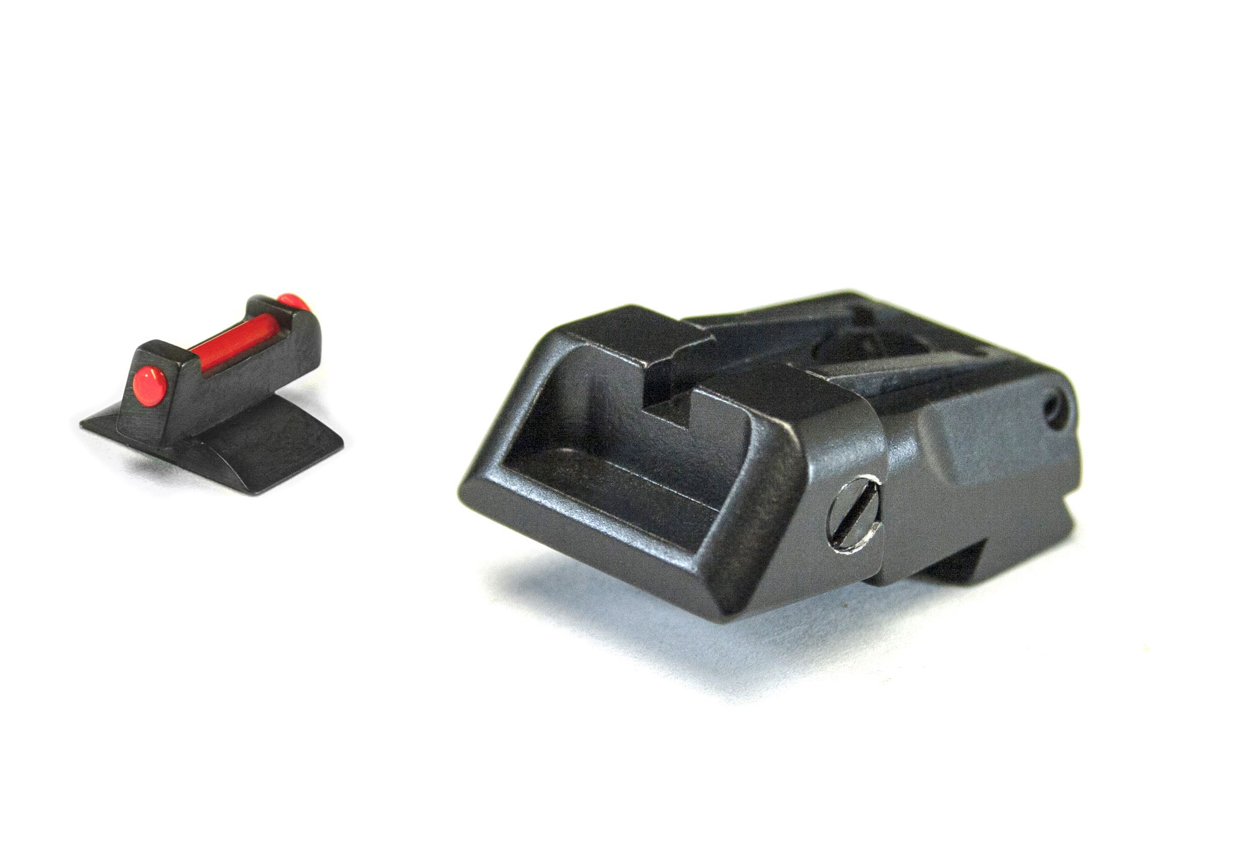 BUL - M5 - Black Target with Fiber Front Adjustable Sight Set