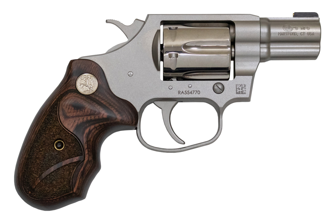 Classic Cobra 38 Special Double-Action Revolver with Wood Grips