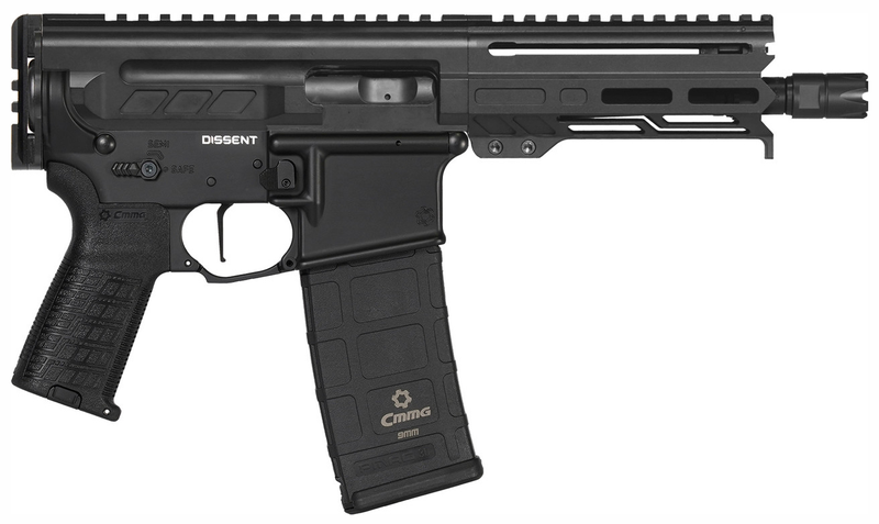 CMMG Dissent MK4 9mm 6.5″ Barrel 33-Rounds No Brace