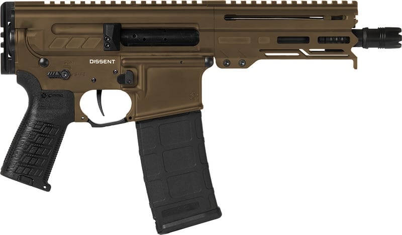 CMMG Dissent MK4 Midnight Bronze .300 AAC Blackout 6.5″ Barrel 30-Rounds No Brace