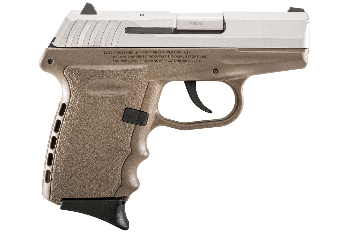 CPX-2 9mm Flat Dark Earth Pistol with Stainless Slide