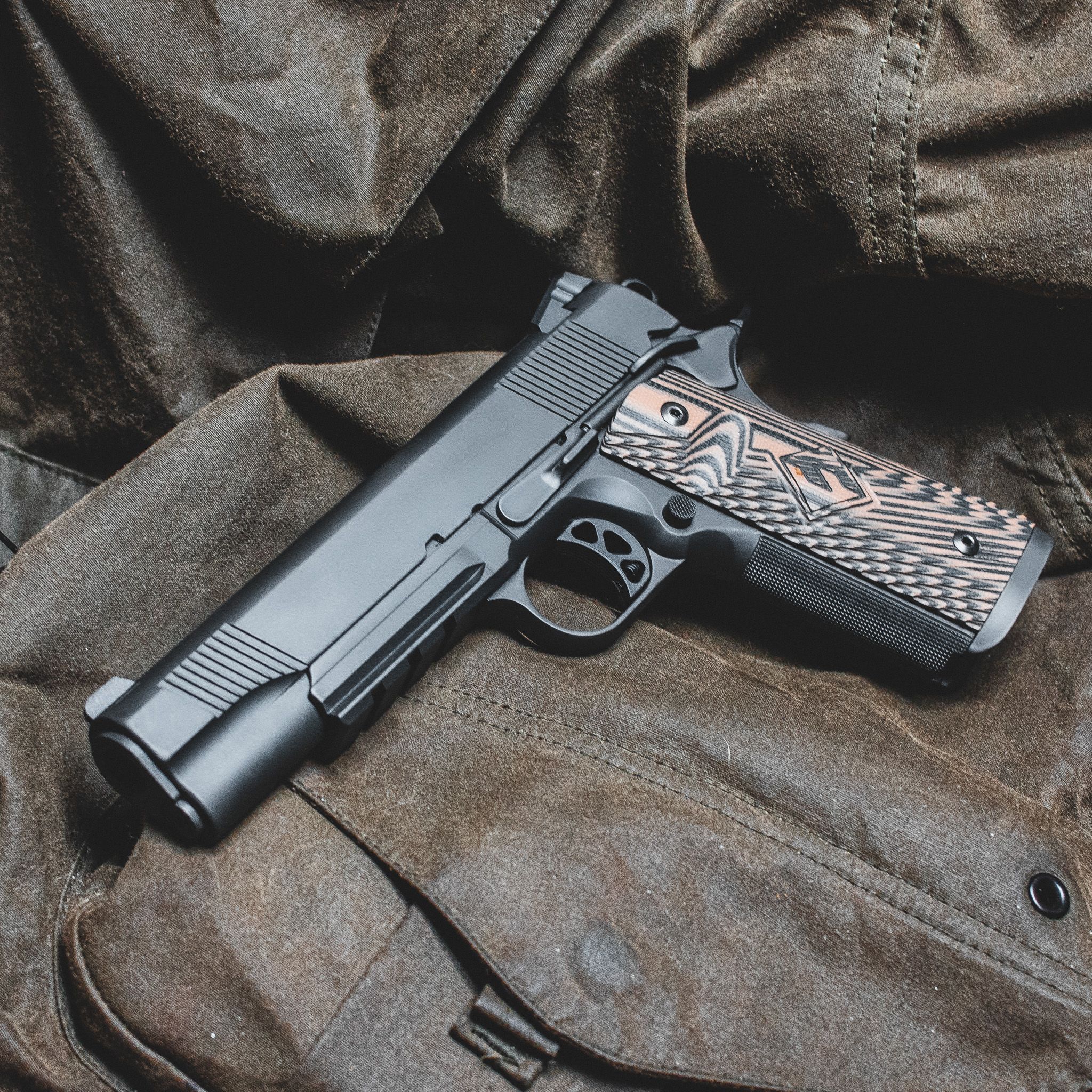 Custom 1911 Pistol - 45 ACP Government - Tactical Blackout — image 2
