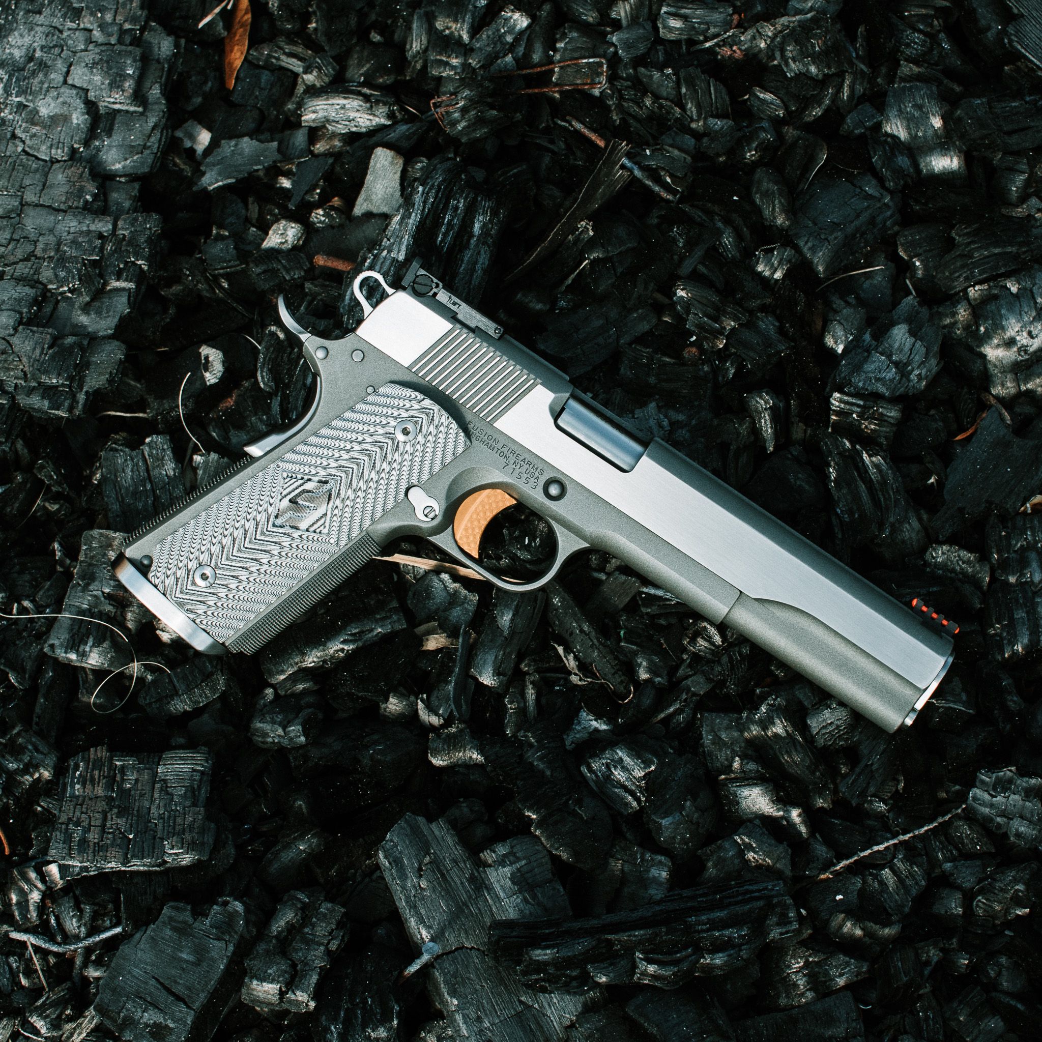 Custom 1911 Pistol - 6" Ash Viper Gold Pro - .357 Sig