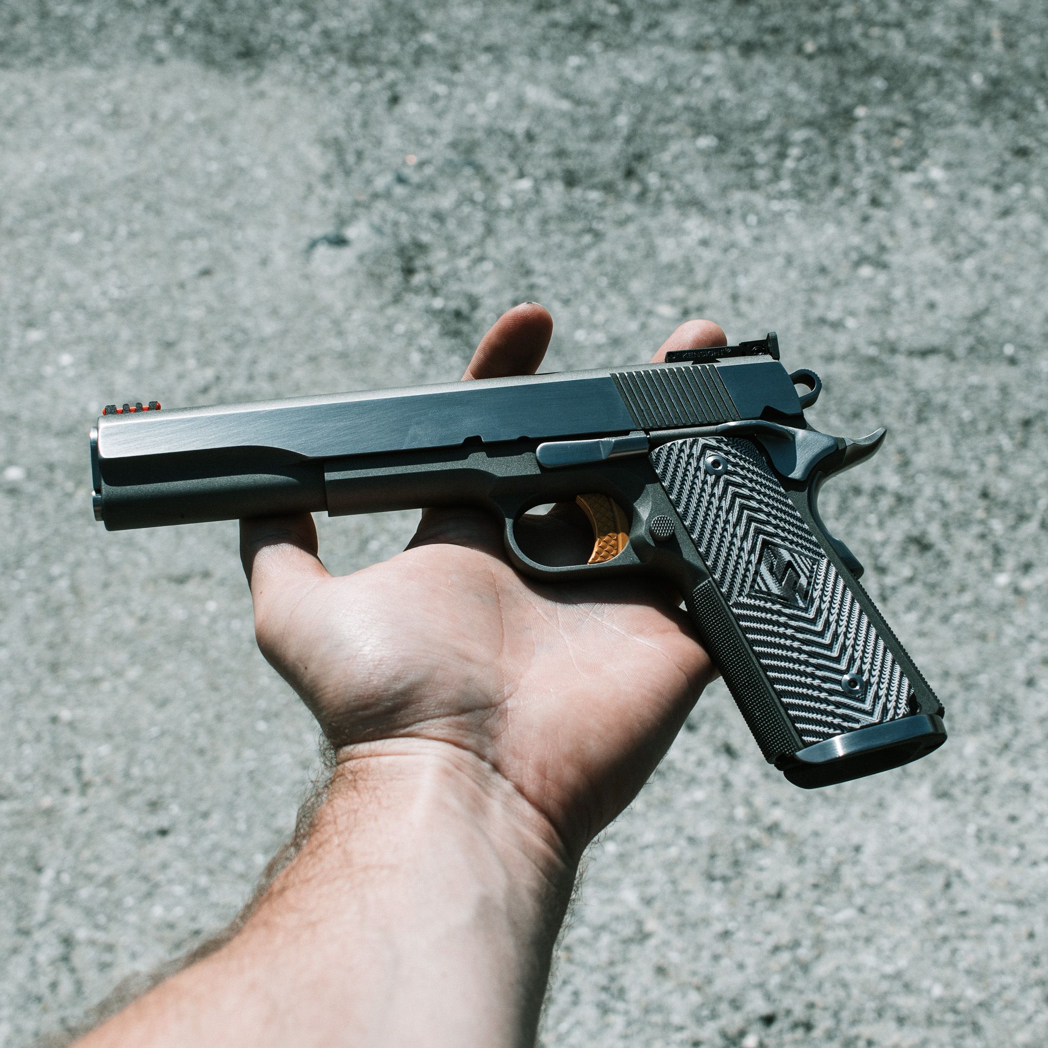 Custom 1911 Pistol - 6" Ash Viper Gold Pro - .357 Sig — image 3