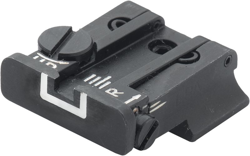 CZ - 100 Rear Adjustable Sight - White Outline
