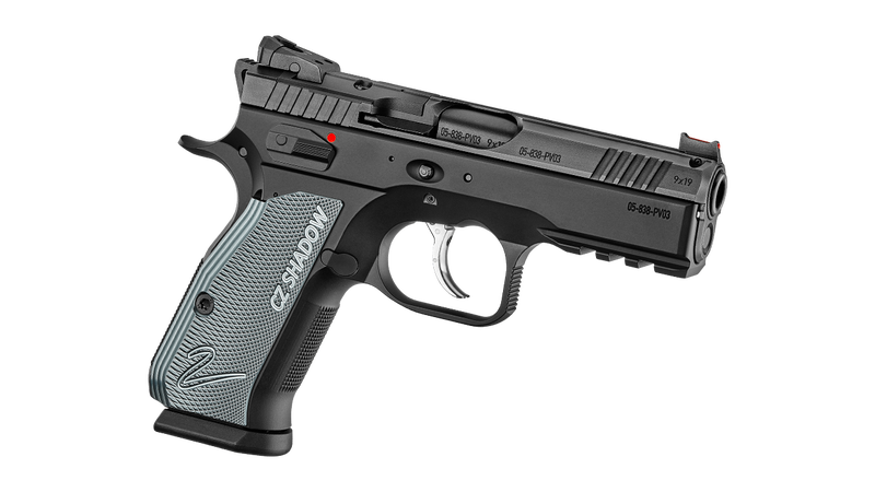 CZ SHADOW 2 COMPACT BLACK / GREY 9MM 4″ BARREL 15-ROUNDS OPTICS READY