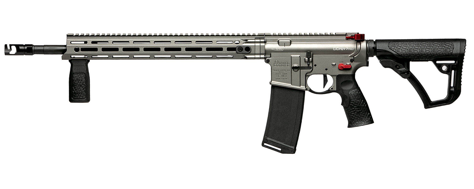 Daniel Defense DDM4 V7 Pro 5.56mm NATO 18″ 1:7″ Bbl Gun Metal Grey Rifle – 02-128-09385-047