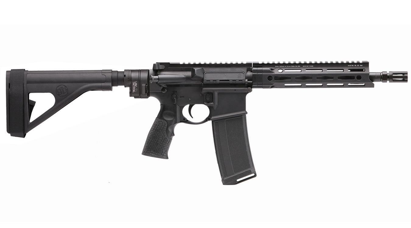 DDM4 V7P Law Tactical 300 Blackout Pistol with Stabilizing Brace