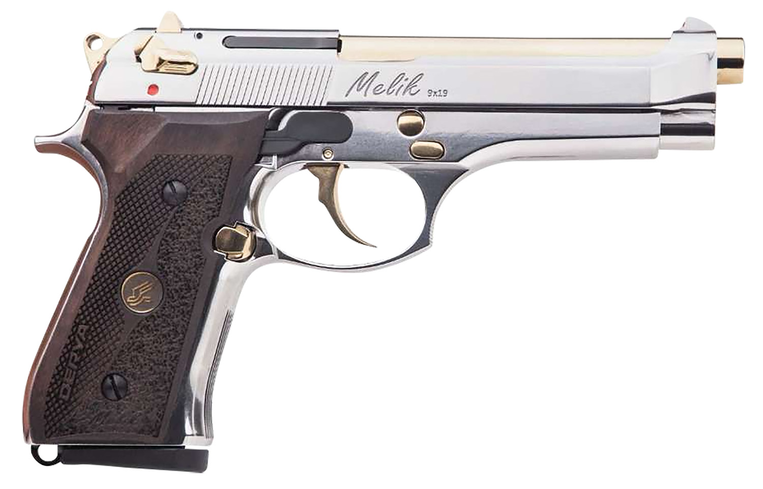 Derya Firearms 15LMELIK9TR Melik 9MM Luger 151 4 90 Black Melonite Steel Barrel Black Melonite Serrated Steel Slide Black Aluminum Frame Black Polymer Grip