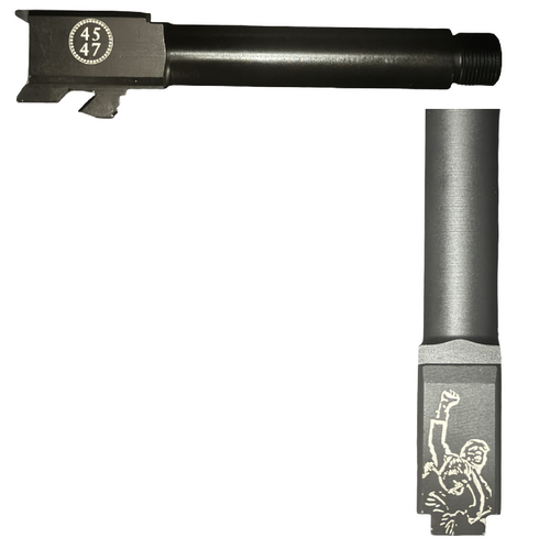 Donald Trump Fist IN The Air Logo Combat Armory Barrel Fits Glock 19 9MM Match Grade Barrel