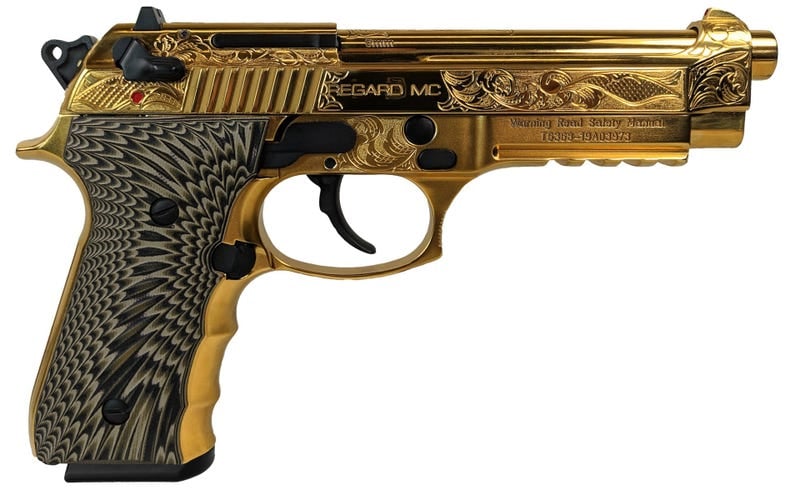 Eaa Corp Girsan Regard MC Liberator Santa Muerte Stainless 9MM 4 9 Barrel 18 Rounds