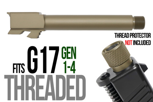 Fits Glock 17 New 9mm Match Grade Barrel in Dark Earth